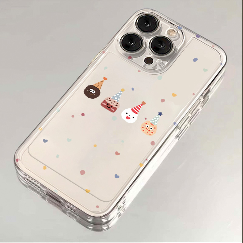 饼干雪人iPhone15ProMax手机壳苹果14硅胶13PRO透明12/11高级xsxr