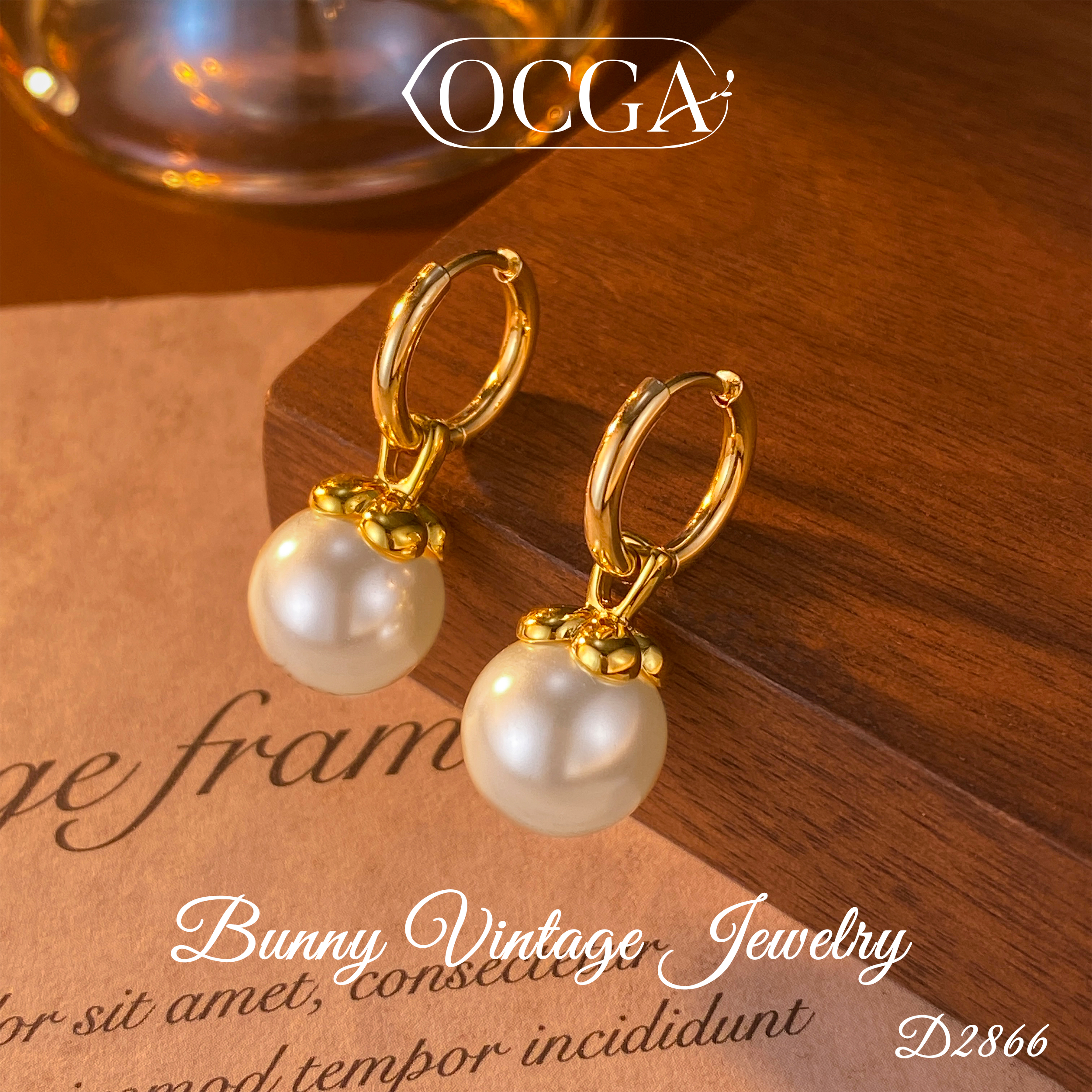 铜合金耳饰 D2866法★【奶油浆果】OCGA欧斯伽斯 耳扣