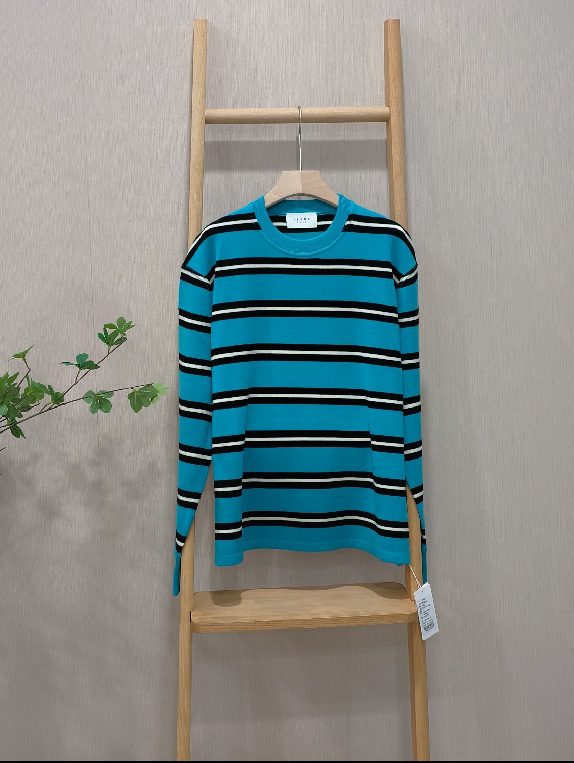 【Hua】J**P金纯良品系列礼贝2032 秋冬季百搭条纹圆领羊毛针织衫