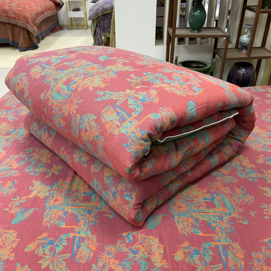 【西雅图秋冬被】A类全棉双层纱秋冬被子可机洗加厚夹棉