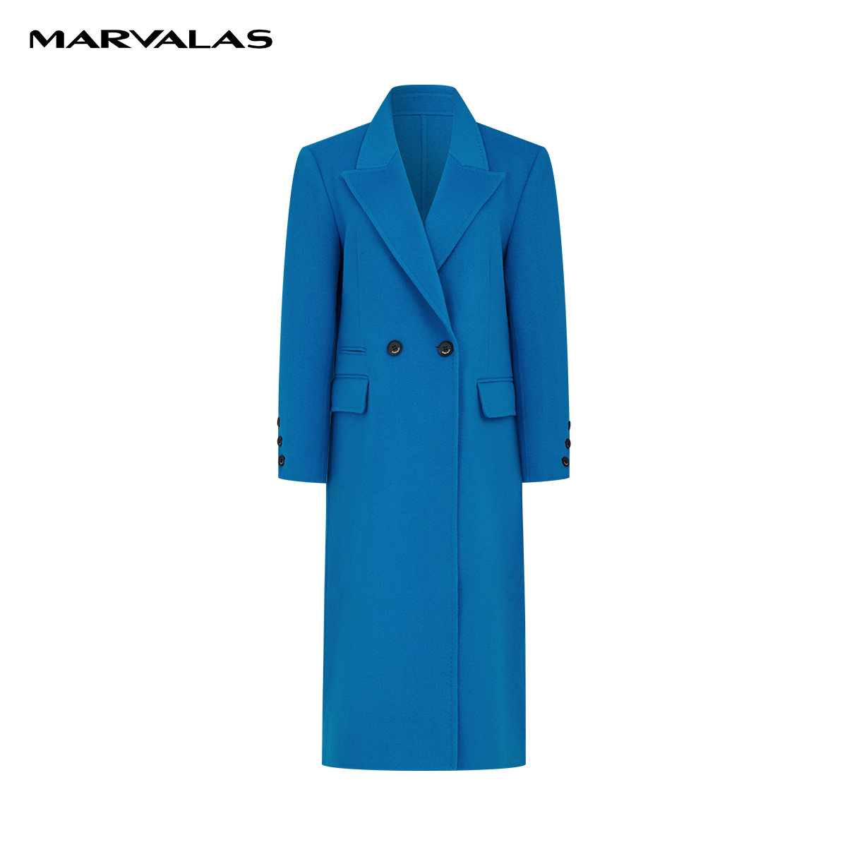 【小春子】曼德诗全羊毛外套冬季长款双面呢大衣M426307283