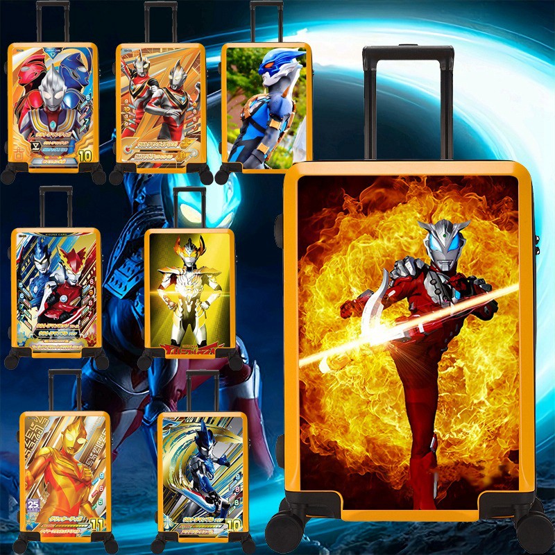 PointKid奥特曼儿童行李箱男孩学生旅行箱拉杆箱20英寸旅行箱