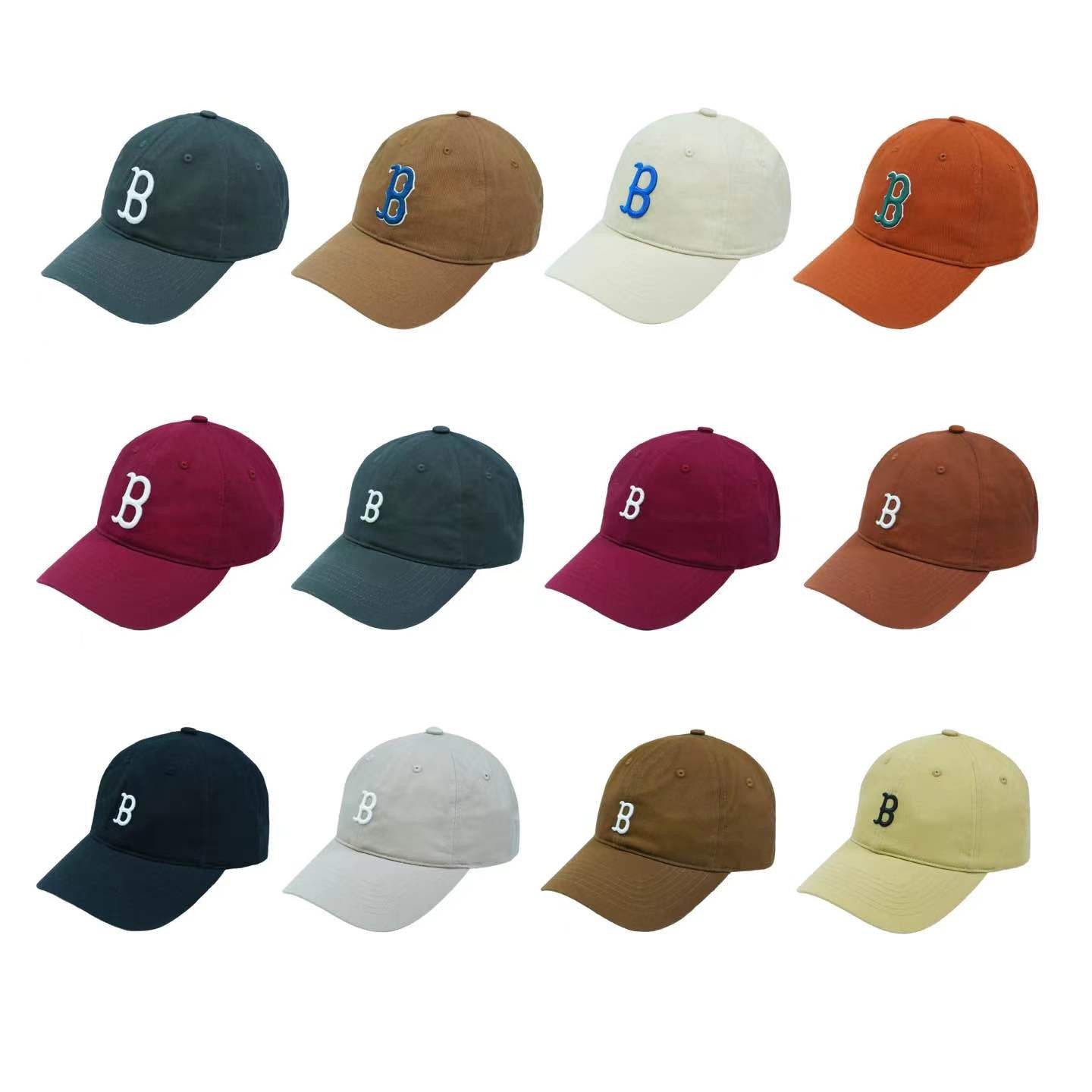 CLNKEL联名款棒球帽男女情侣软顶棒球帽鸭舌帽大标小标1001 甜