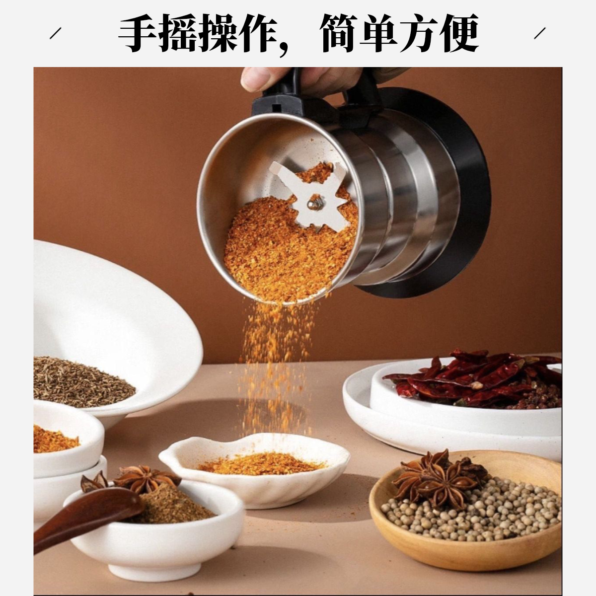 talkan大功率研磨机ezix磨粉机五谷杂粮粉碎机打粉机超细全自动