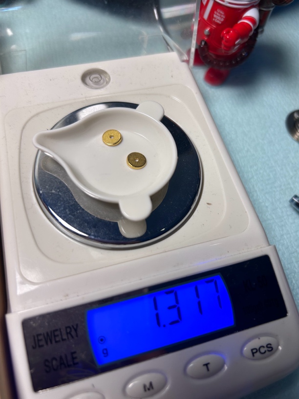 足金黄金斜切隔片
