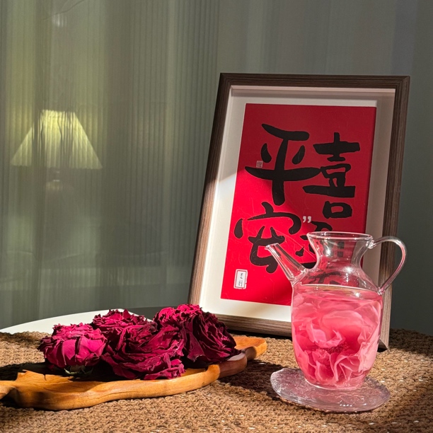 【直播间同款仿宋执手壶】玫瑰花茶仿宋执手壶耐热泡花茶