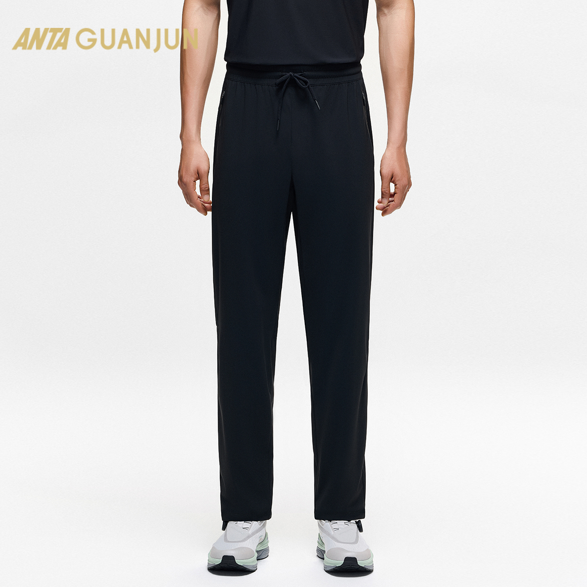 安踏冠军全天候系列 | 冰丝运动长裤男士商务通勤休闲裤152430301