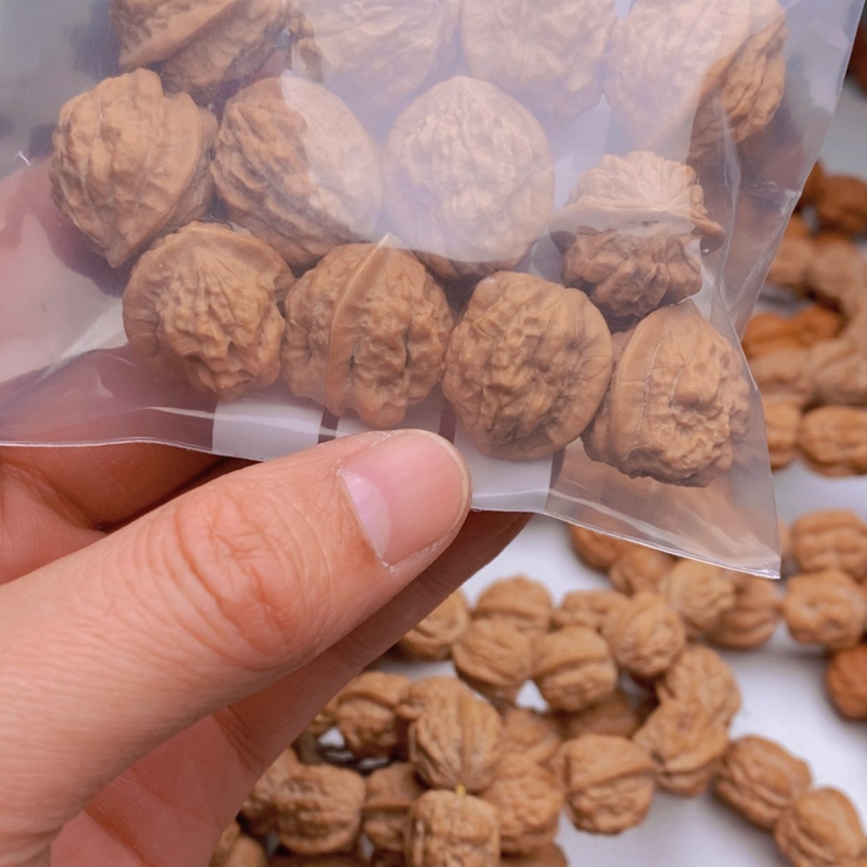 【闪购商品】桃核手串三**长蛤蟆头尺寸399