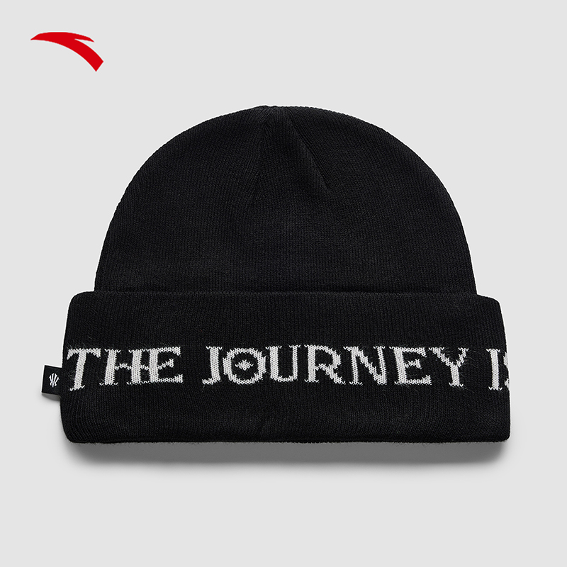 凯里·欧文同款丨安踏秋冬情侣保暖户外休闲时尚潮流流光风针织帽