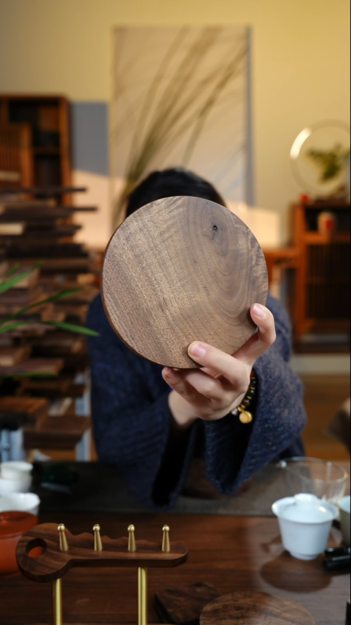 【闪购商品】黑胡桃332茶盘