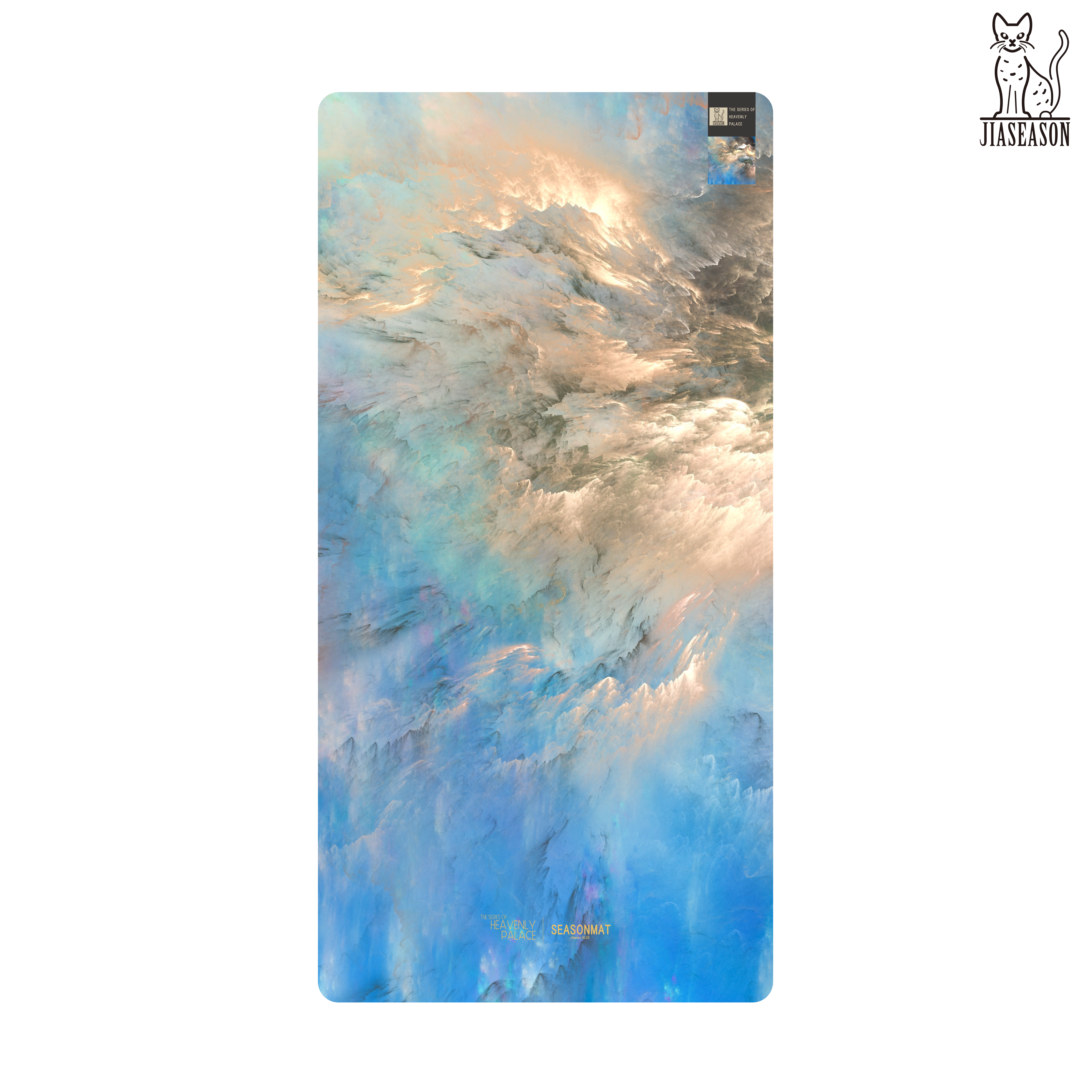 油画款双人瑜伽垫加长加宽磨砂彩胶底吸汗防滑耐磨高端瑜伽垫