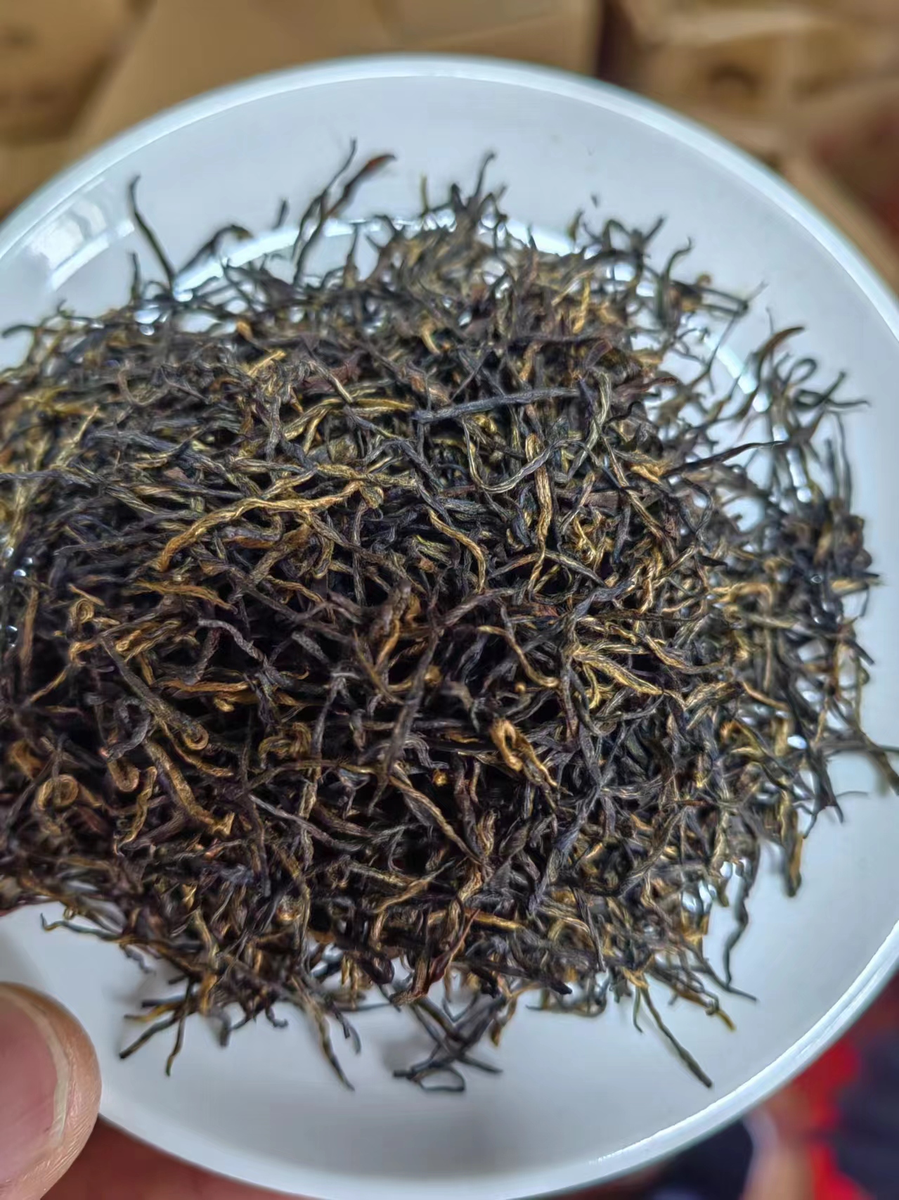 正宗祁门红茶安徽黄山原产地春茶高山花果蜜香 明前手工祁眉红茶