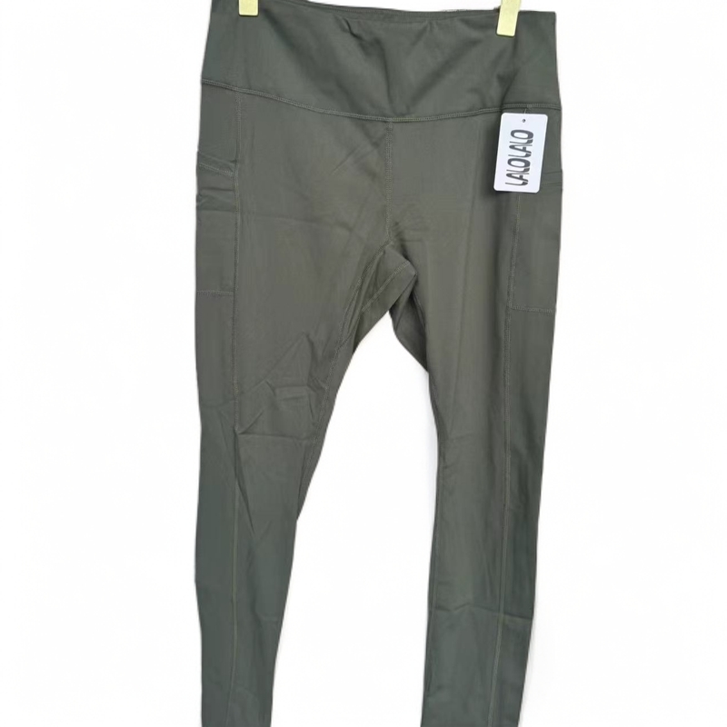 大码秋冬带口袋速干九分裤外贸KZ-069