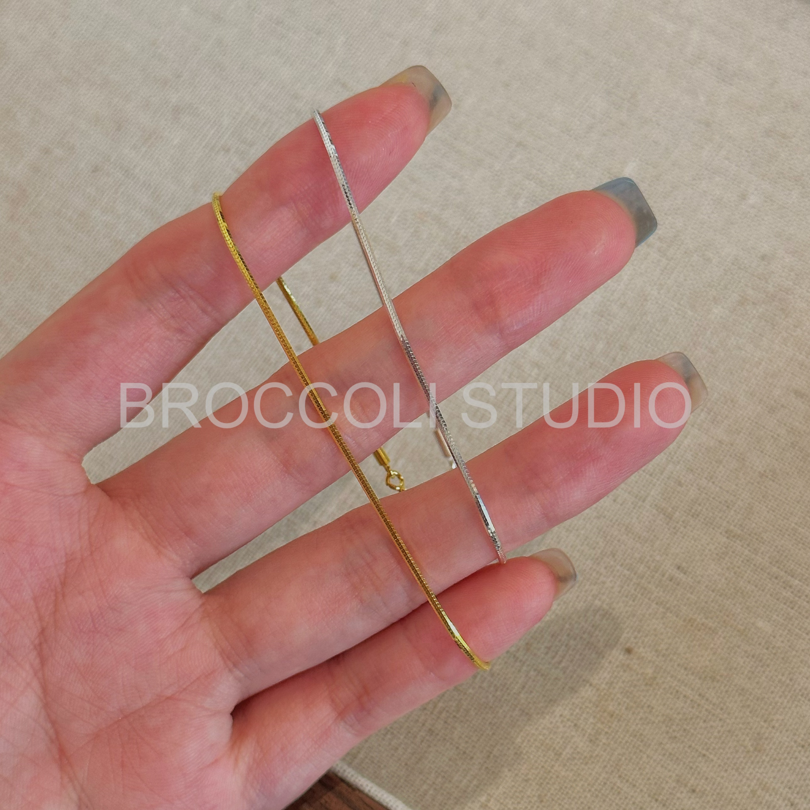 925银手链 【925蛇骨手链】小众简约百搭经典ins设计感素链