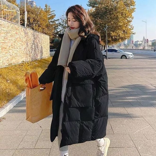 宽松棉衣保暖加厚中长款秋冬2023冬季羽绒棉服女韩版外套新款