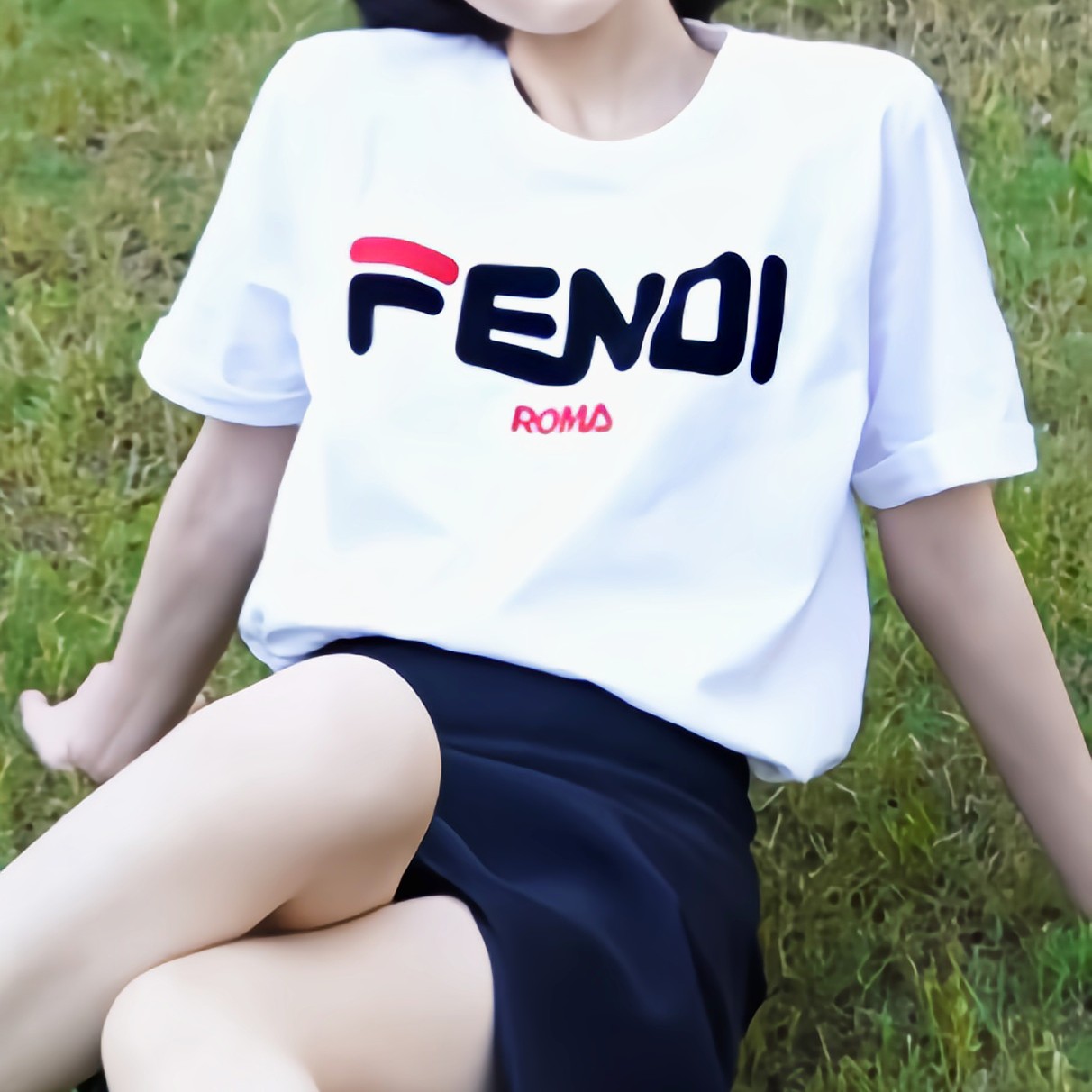 99新 FENDI/芬迪 fendi 白色 短袖 99新 m码 A780