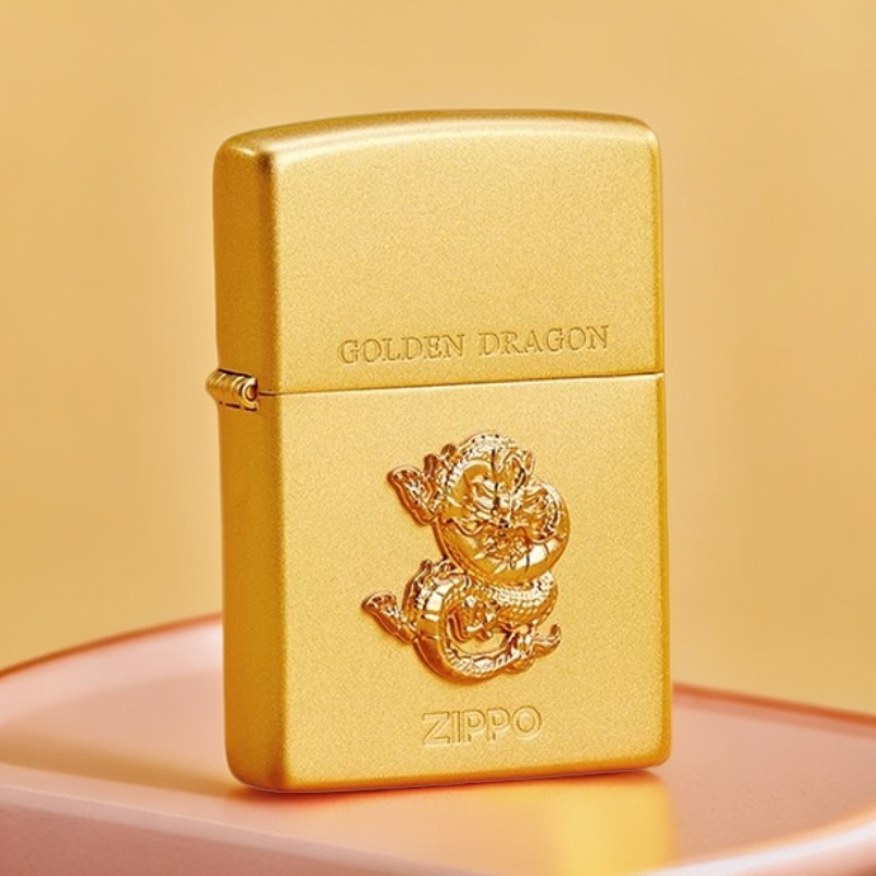 【老李鉴定】zippo打火机祥云瑞龙煤油火机生肖龙年男士礼物TC9920