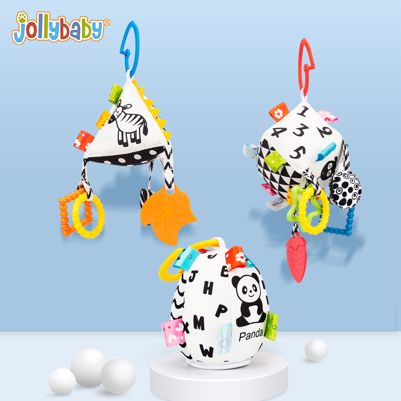 Jollybaby宝宝推车挂件儿童玩具床铃早教益智床挂宝宝安抚摇铃