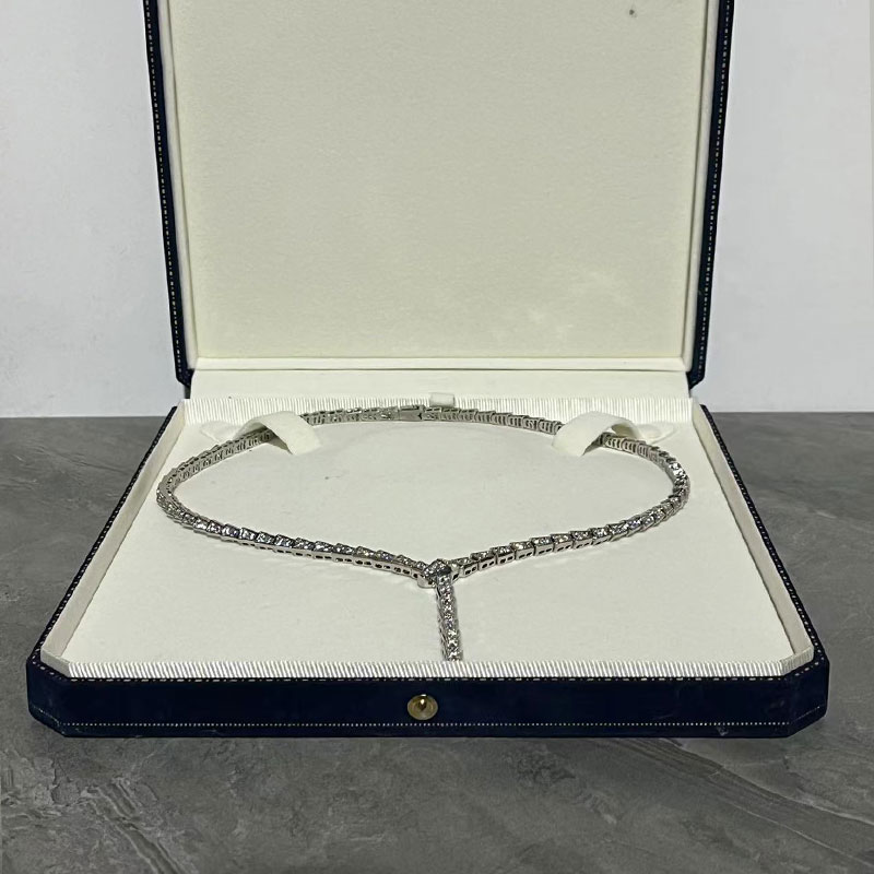 合金项链 【香港帝豪1967银色】欧美高端2024女神时尚百搭项链