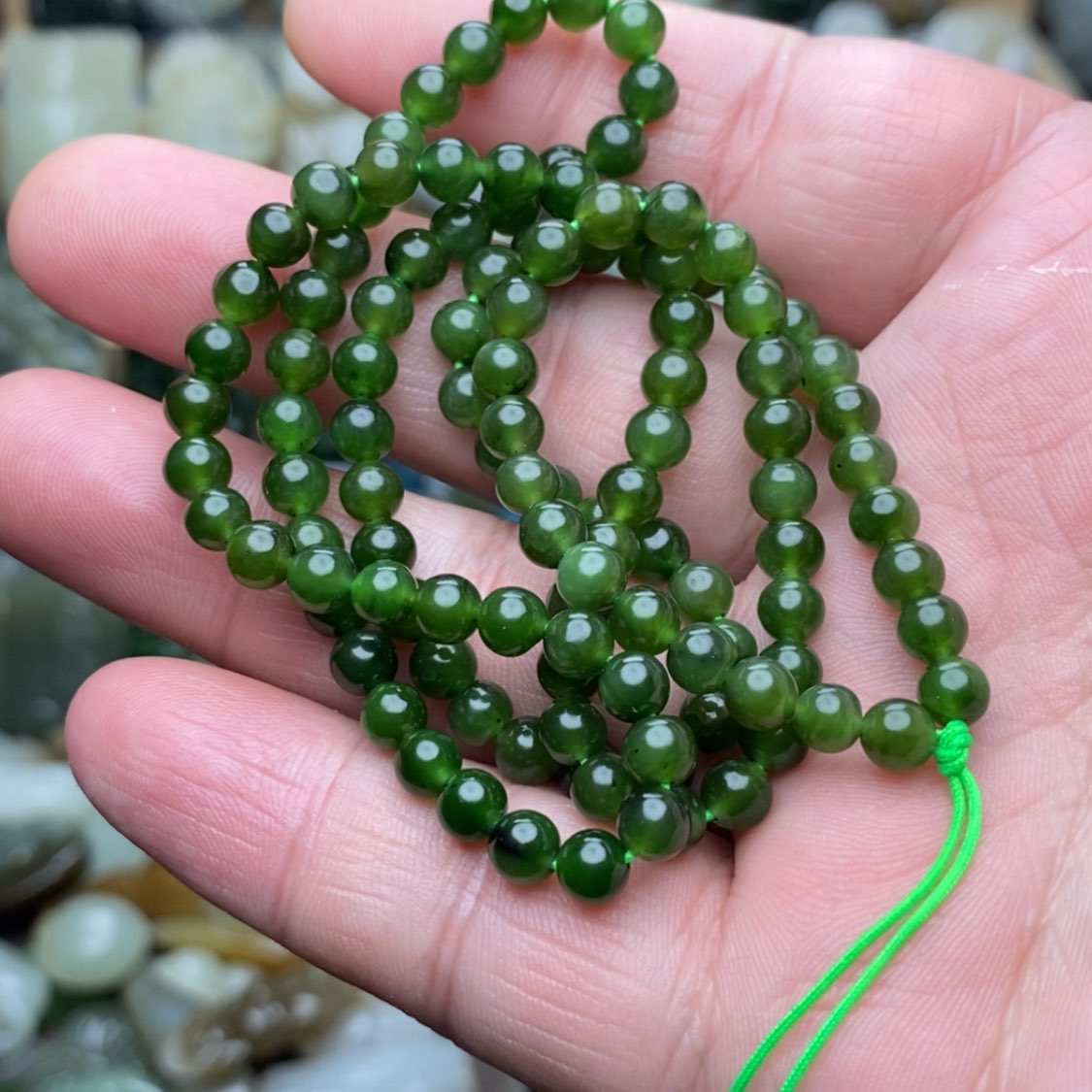 【闪购商品】和田玉（碧玉）项链未镶嵌自****康