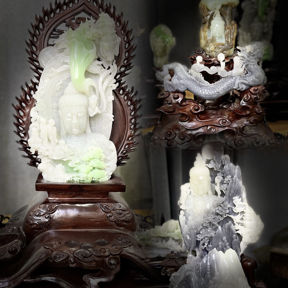 龙玉珠宝3号店-和田玉手镯圈口测量点击