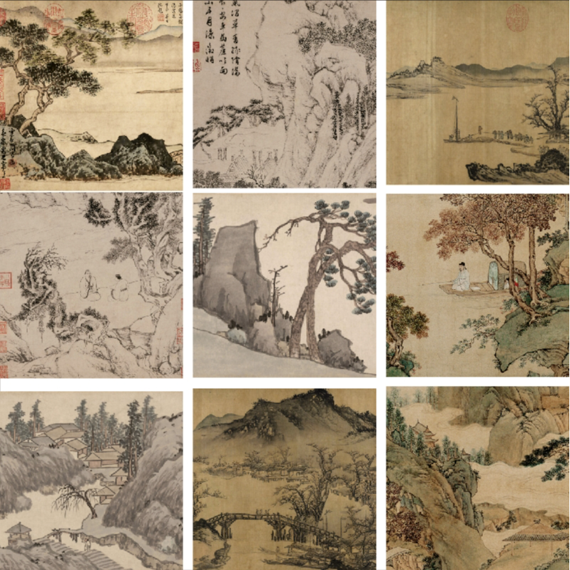 古画临摹/学习/鉴赏  12色爱普生高清艺术微喷复刻