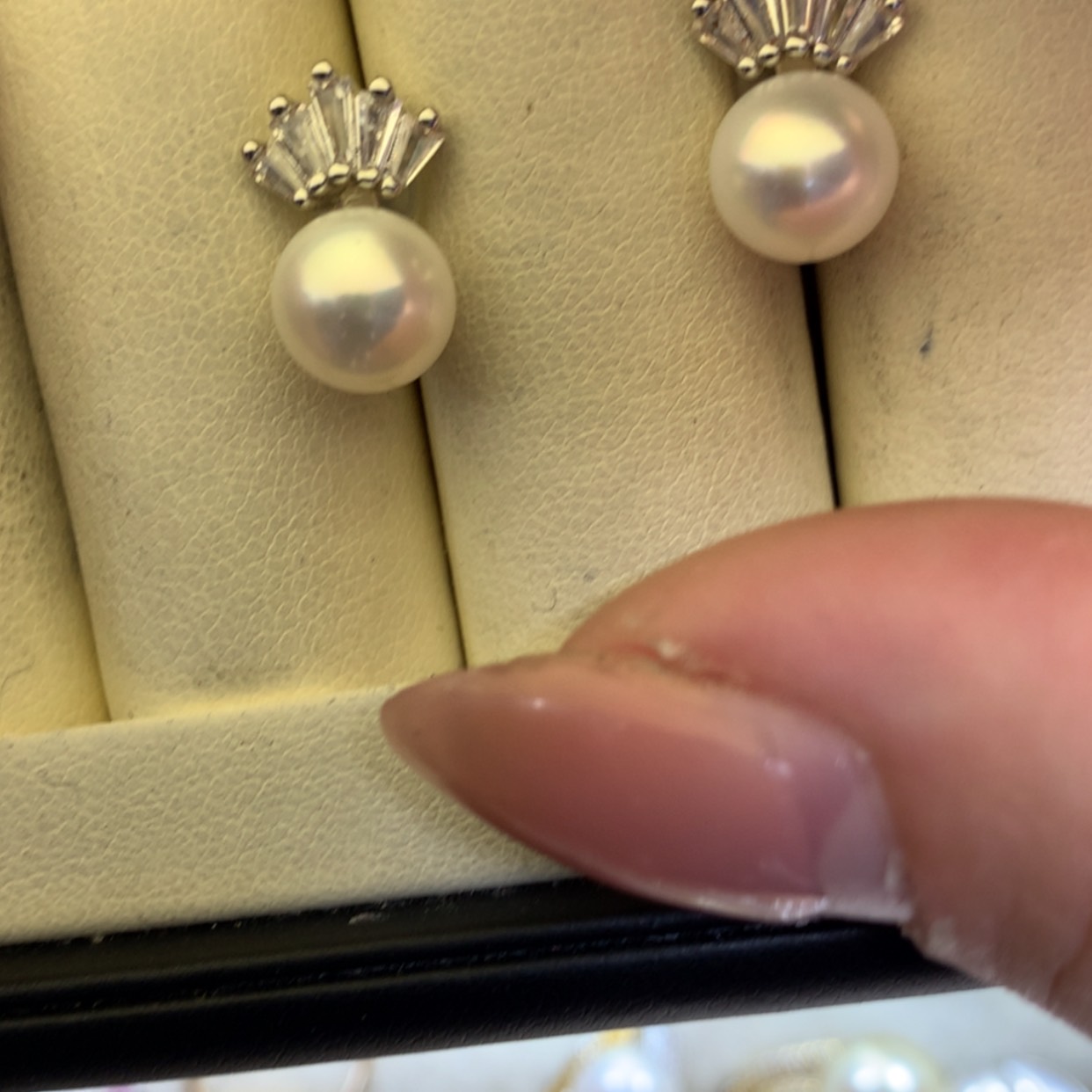 【闪购商品】淡水珍珠耳饰未镶嵌