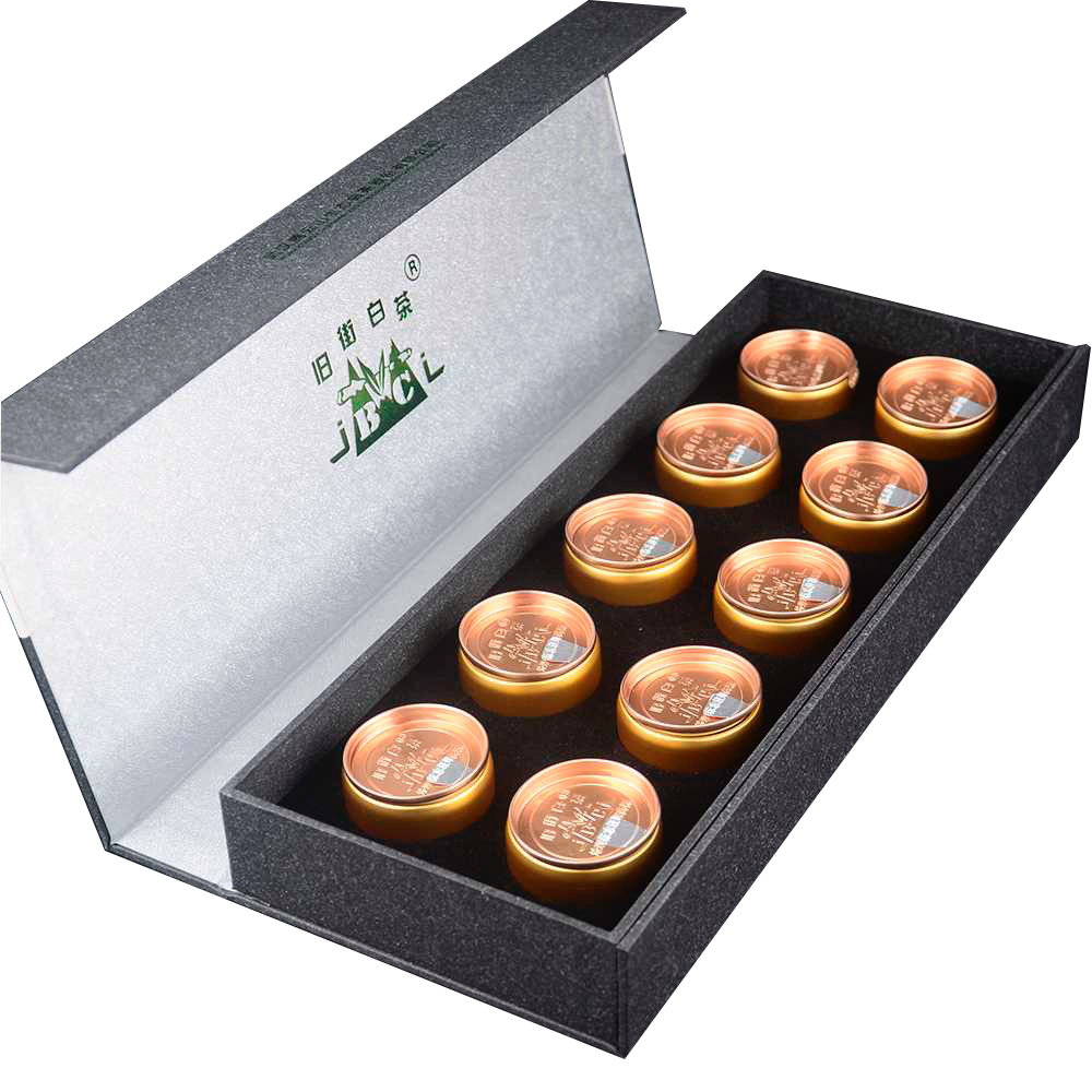 旧街白茶【江城百臻】武汉特产小罐茶礼盒白茶清香回甘35g生态茶