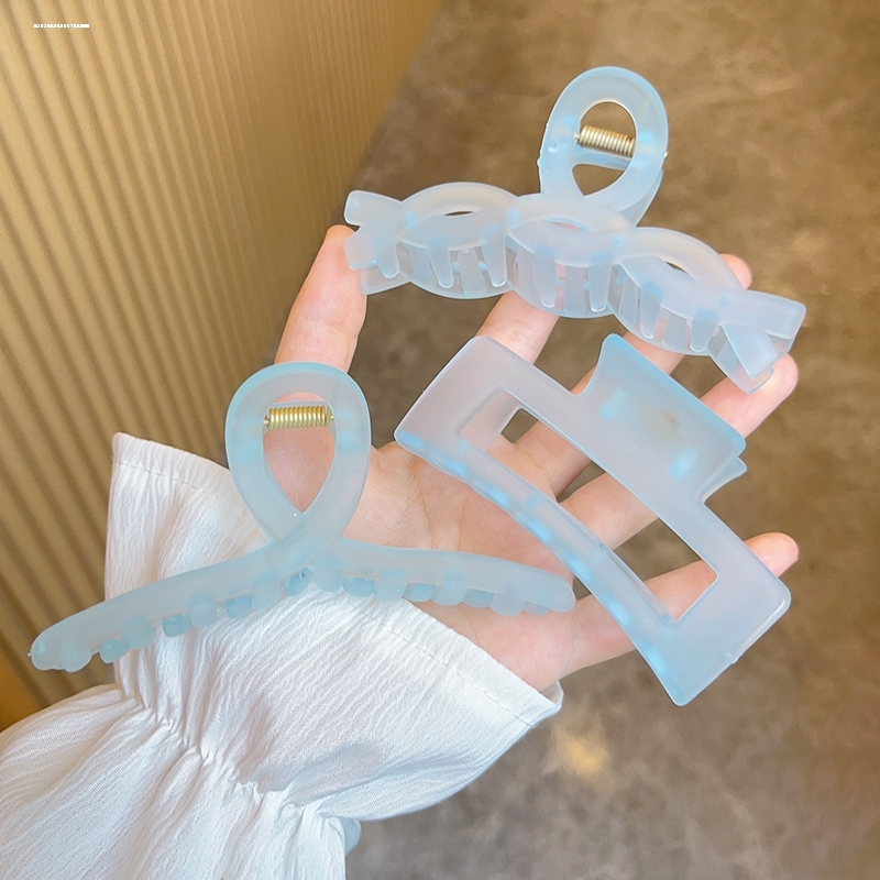 大号简约发量多固定设计创意优雅方形麻花抓夹秋冬洗澡个性东大门
