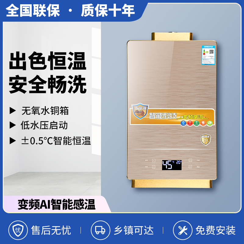 好太太燃气热水器电家用天然气热水器煤气液化气热水器洗澡16L升