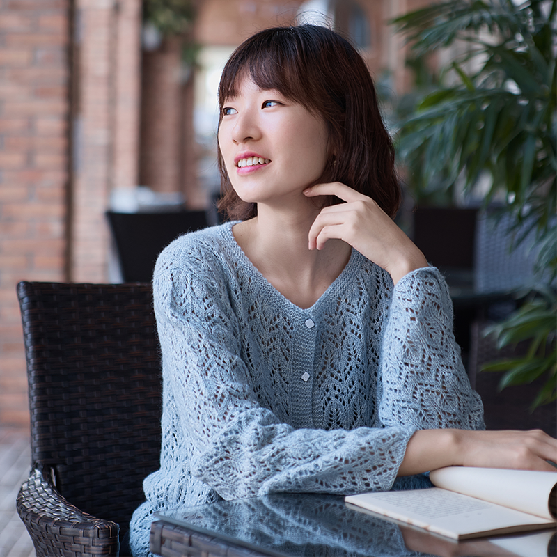 小仙女毛线店直播间软绒棉喷毛纱毛线手工编织毛衣松弛感材料