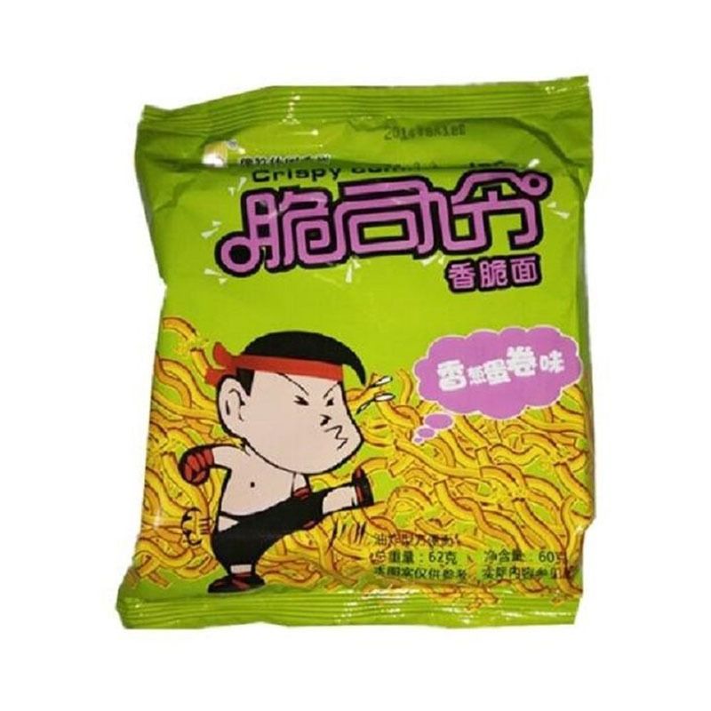 脆司令 香葱蛋卷味香脆面 62g/袋