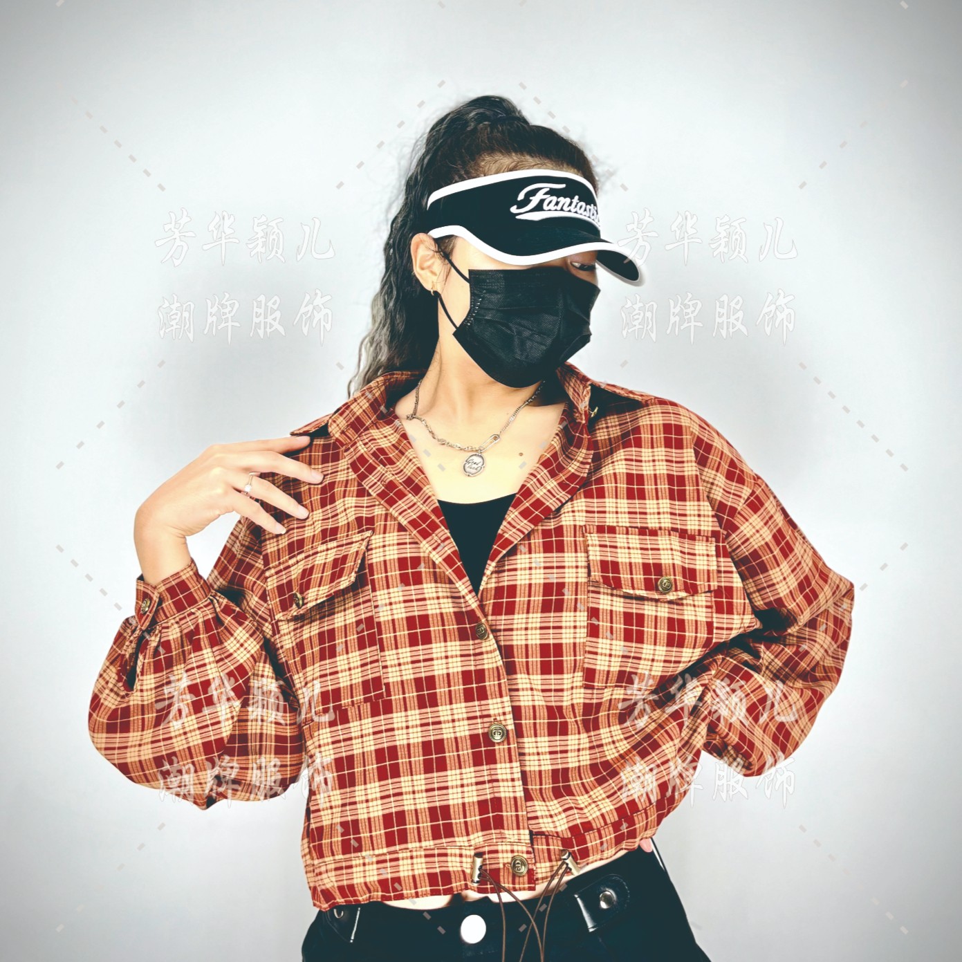 8812款衬衫港风小衫长袖时尚百搭