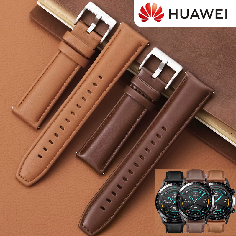 赞沃赞沃华为gt3表带gt2Pro保时捷gt4表带watch4新款真皮表带watc
