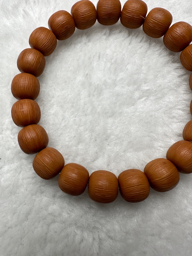 猴头雕刻手串 山峦 品相完美无瑕疵尺寸1.04