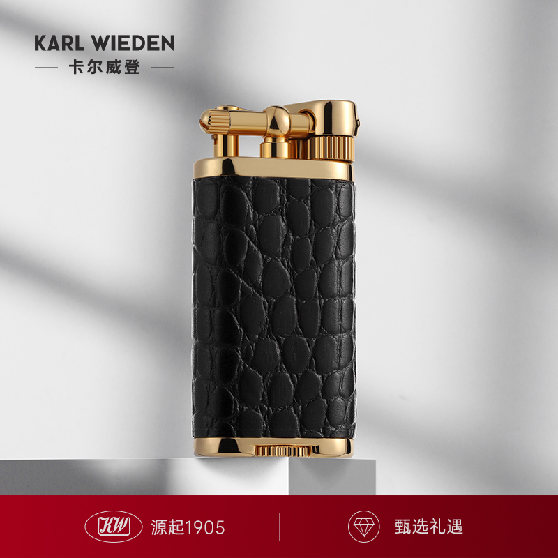 KW鳄鱼纹-卡尔威登打火机生日礼物送男友手工定制火机情人节礼物