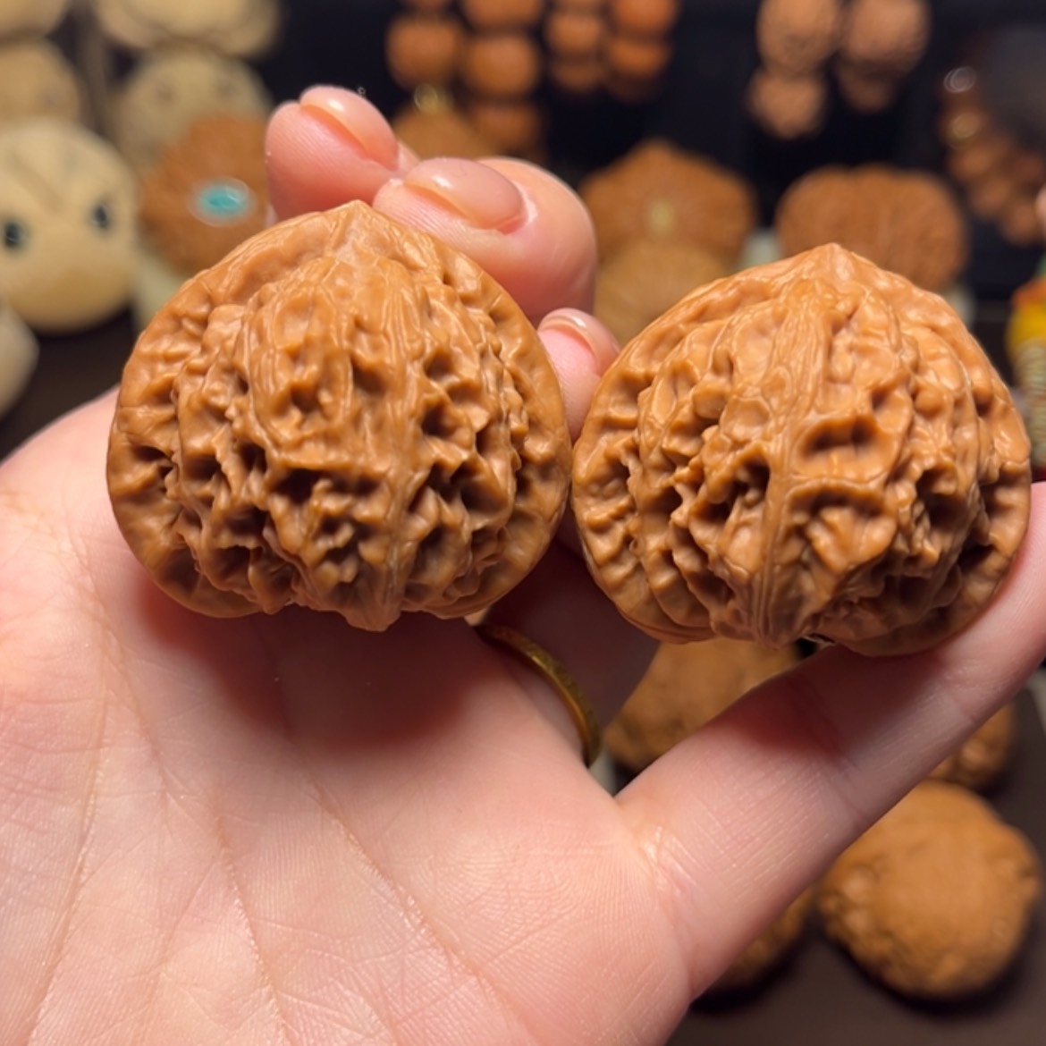 【闪购商品】文玩核桃吊坠?****?38宫灯