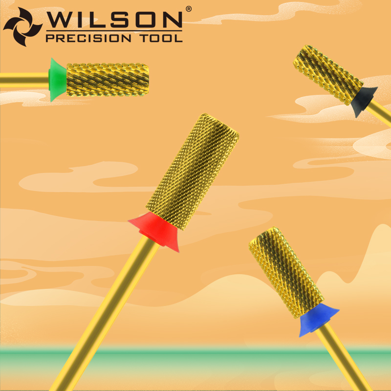 惠而顺 5.35mm直筒平头钨钢2XC-3XF小直径卸甲美甲打磨工具