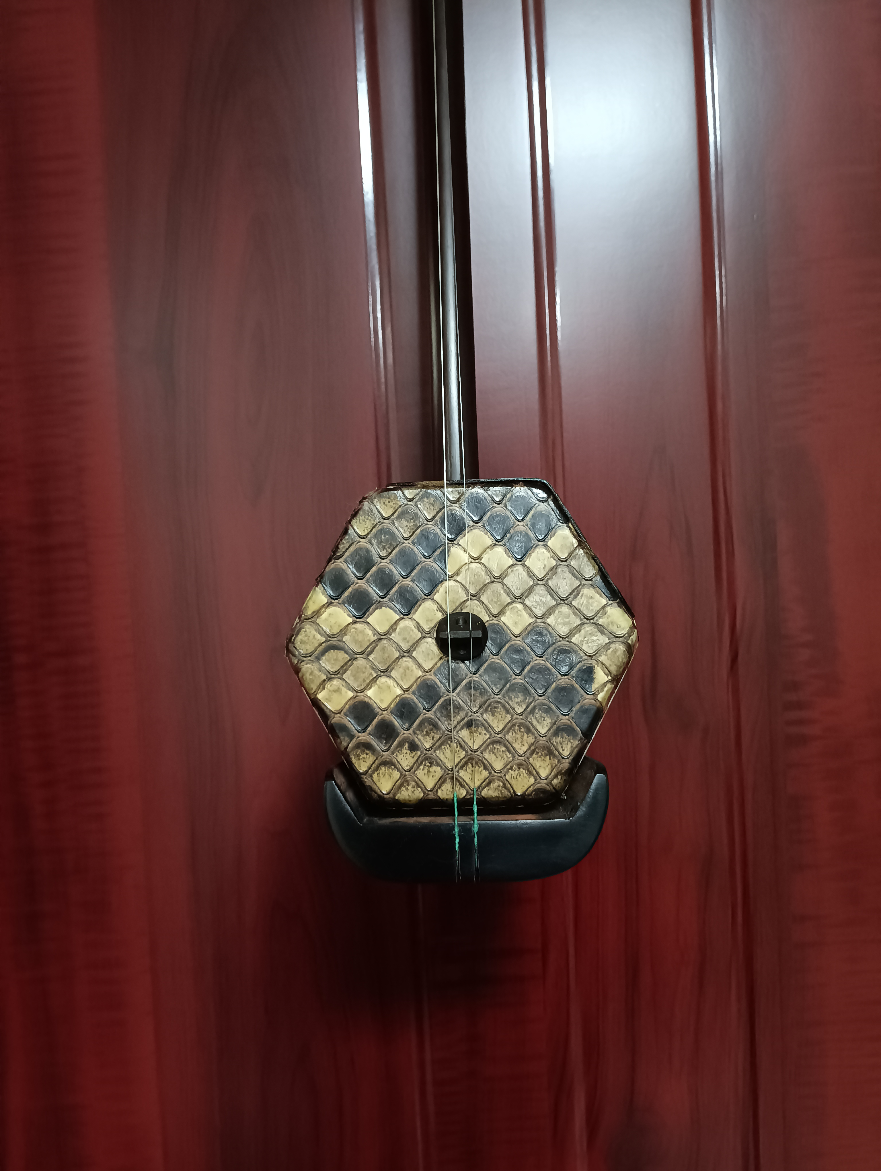 明清旧料老红木素款二胡胡老师挑选手工蒙皮专业演奏琴