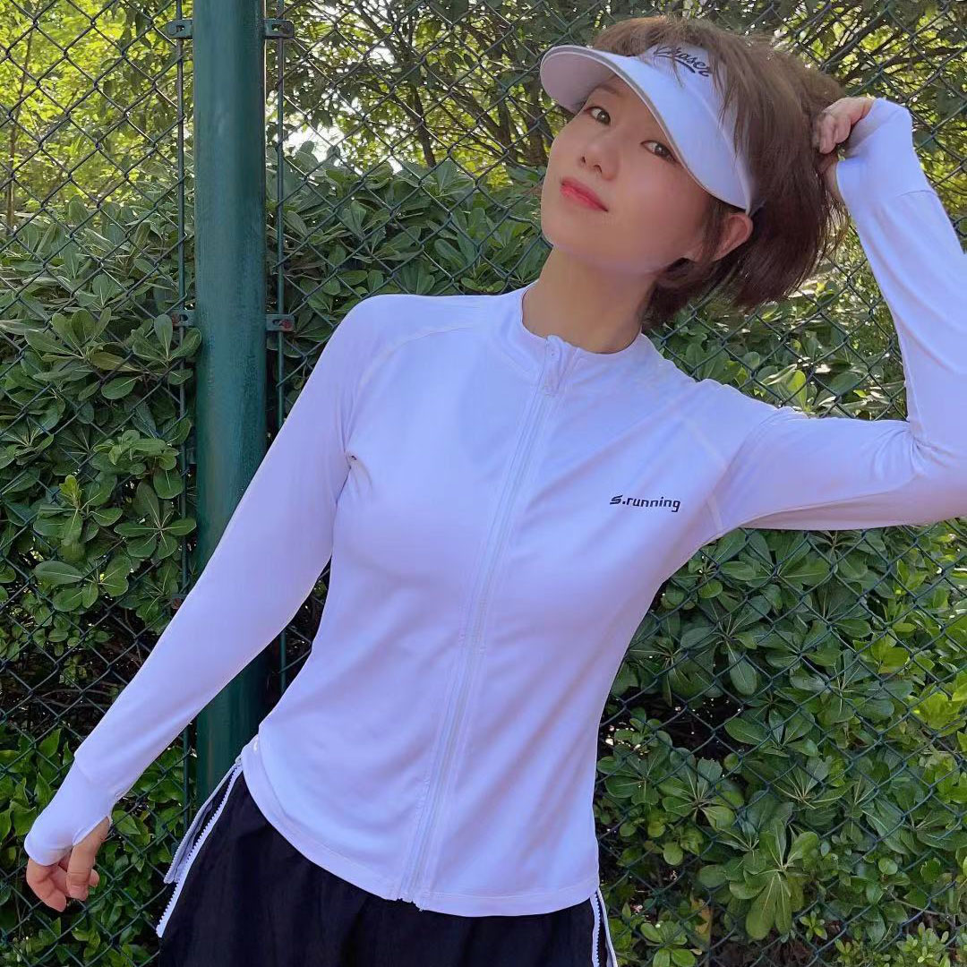  瑕疵瑕疵瑕疵处理女款运动速干拉链外套（SR外套，衣服没有抽绳）