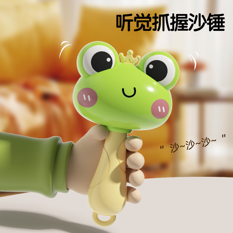 面包超人手摇铃0-3岁沙锤拨浪鼓抓握训练安抚早教玩具0-1-耐摔