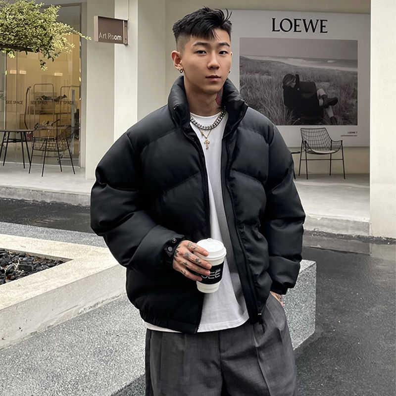 高品质韩系棉服外套男款冬季加厚宽松复古面包服短款棉衣保暖棉袄