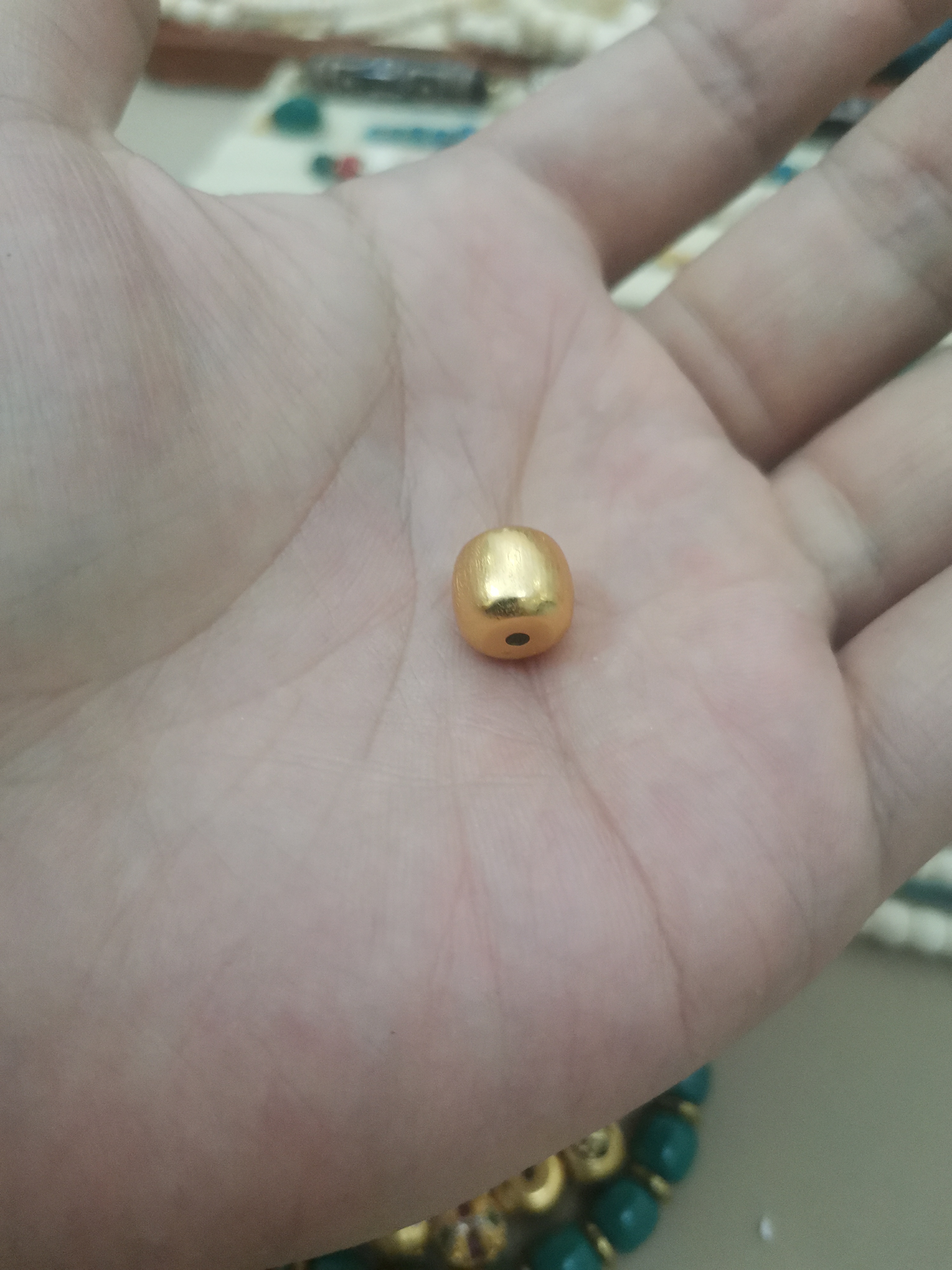 925银银制品 k10mm老形一个配饰