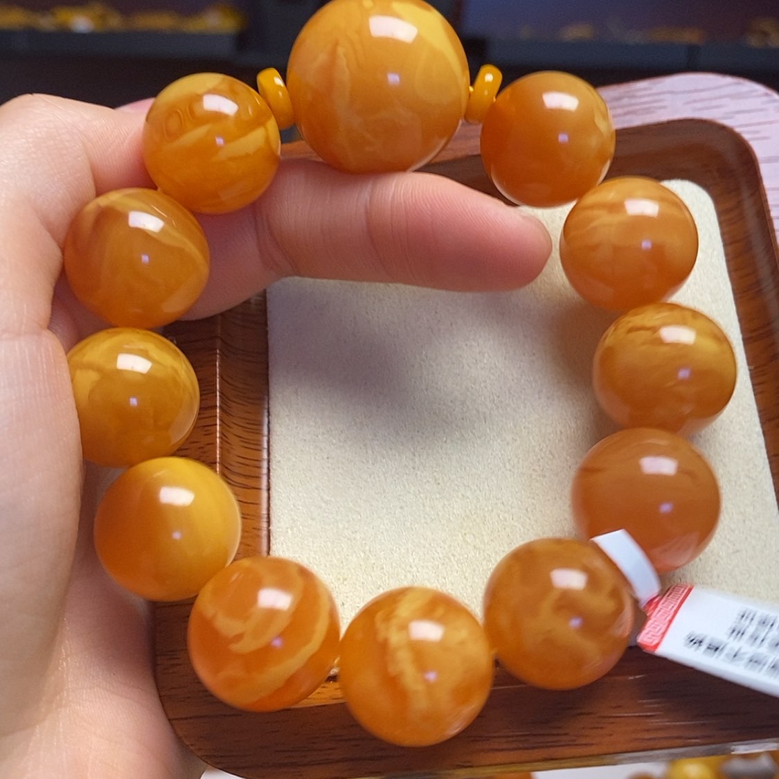 【闪购商品】蜜蜡手链未镶嵌农****9