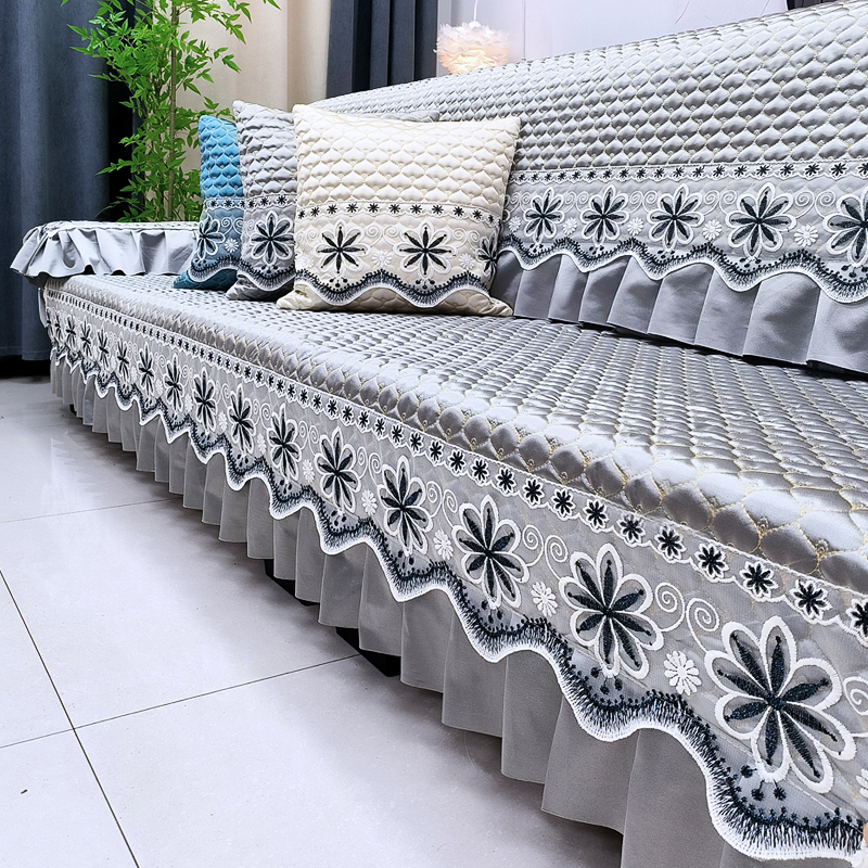 【全套】沙发垫直排沙发垫套装全套四季通用沙发套长条沙发垫加防滑