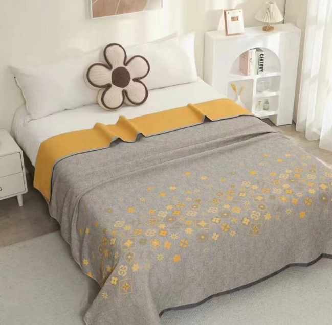 墨尔本 2*2.3M纯棉多层纱布毛巾被可铺可盖