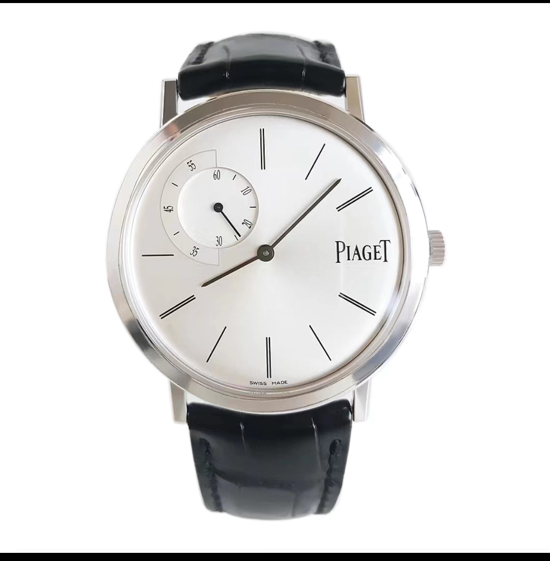 95新 Piaget/伯爵 男士系列 手动机械 18K白金 40MM 
