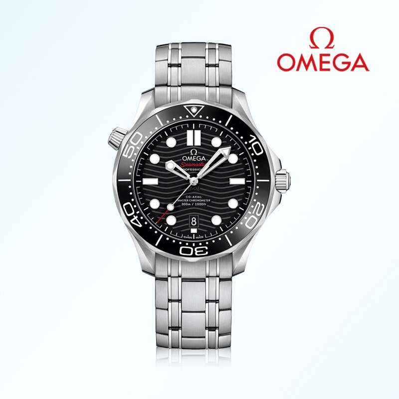 99新 Omega/欧米茄 /特价表/海马300黑钢/表径42mm手表
