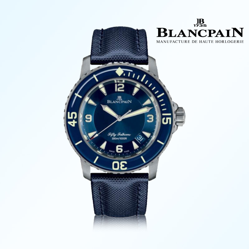 全新未使用 宝珀 五十噚5015蓝钛运动款/表径45mm/公价136000手表