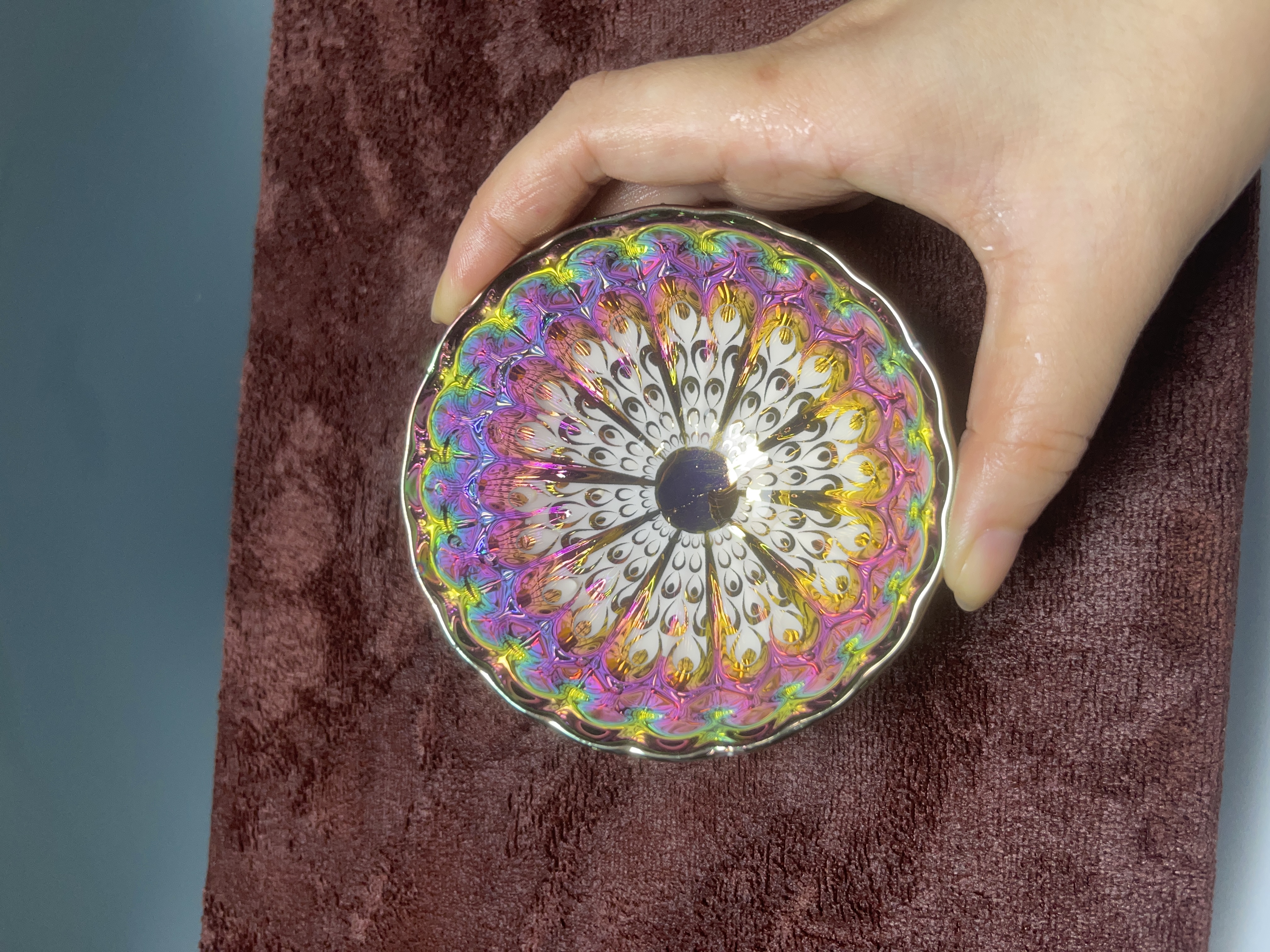 七彩太阳花主人杯茶器茶具